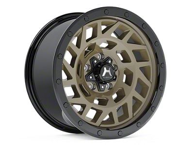 Hartes Metal Monster Matte Bronze with Black Simulated Beadlock 6-Lug Wheel; 18x9; 0mm Offset (07-14 Yukon)