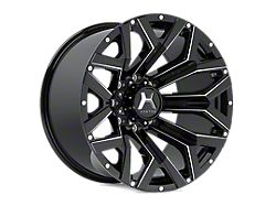 Hartes Metal Hawkish Gloss Black Milled 6-Lug Wheel; 20x9; 15mm Offset (09-14 F-150)