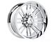 Hartes Metal Whipsaw Polished 6-Lug Wheel; 24x12; -44mm Offset (09-14 F-150)