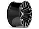 Hartes Metal Hawkish Gloss Black Milled 5-Lug 5-Lug Wheel; 20x10; -18mm Offset (09-18 RAM 1500)