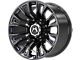 Hartes Metal Maverick Gloss Black Milled with Blue Tint 5-Lug Wheel; 20x10; -12mm Offset (09-18 RAM 1500)