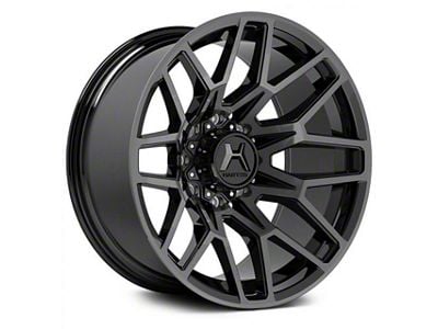 Hartes Metal Crossbow Gloss Black Machined with Satin Dark Tint 8-Lug Wheel; 20x9; 0mm Offset (10-18 RAM 2500)