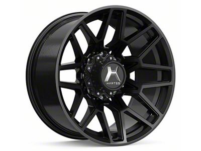 Hartes Metal Crossbow Satin Black 8-Lug Wheel; 22x12; -44mm Offset (10-18 RAM 2500)