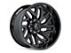 Hartes Metal Stealth Gloss Black Machined with Dark Tint 8-Lug Wheel; 20x10; -18mm Offset (10-18 RAM 2500)