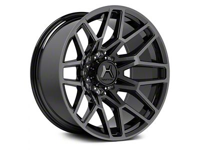 Hartes Metal Crossbow Gloss Black Machined with Satin Dark Tint 8-Lug Wheel; 20x10; -18mm Offset (11-16 F-250 Super Duty)