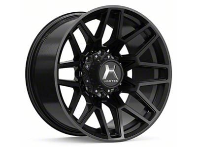 Hartes Metal Crossbow Satin Black 8-Lug Wheel; 22x12; -44mm Offset (11-16 F-250 Super Duty)