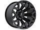 Hartes Metal Hawkish Gloss Black Milled with Satin Dark Tint 8-Lug Wheel; 20x10; -18mm Offset (11-16 F-250 Super Duty)