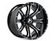 Hartes Metal Strike Gloss Black Milled 8-Lug Wheel; 20x9; 0mm Offset (11-16 F-250 Super Duty)