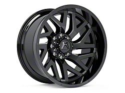 Hartes Metal Stealth Gloss Black Machined with Dark Tint 8-Lug Wheel; 20x10; -18mm Offset (11-16 F-350 Super Duty SRW)