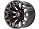 Hartes Metal Hawkish Gloss Black Milled with Red Tint 6-Lug Wheel; 20x9; 15mm Offset (14-18 Silverado 1500)