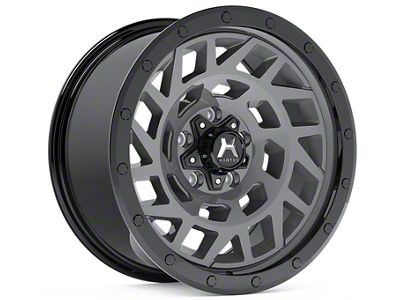 Hartes Metal Monster Anthracite with Black Simulated Beadlock 6-Lug Wheel; 18x9; 0mm Offset (15-20 F-150)