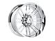 Hartes Metal Whipsaw Polished 6-Lug Wheel; 20x10; -18mm Offset (15-20 F-150)