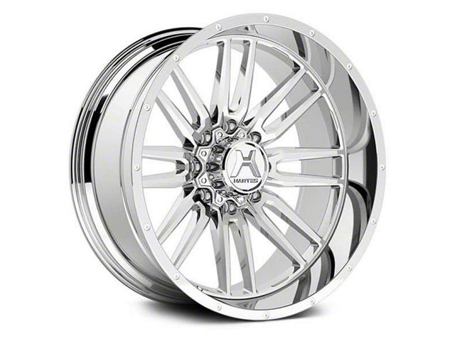 Hartes Metal Whipsaw Polished 8-Lug Wheel; 22x12; -44mm Offset (17-22 F-250 Super Duty)