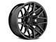 Hartes Metal Crossbow Gloss Black Machined with Satin Dark Tint 8-Lug Wheel; 20x10; -18mm Offset (17-22 F-350 Super Duty SRW)