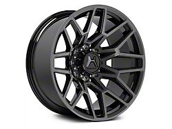 Hartes Metal Crossbow Gloss Black Machined with Satin Dark Tint 8-Lug Wheel; 20x9; 0mm Offset (19-24 RAM 2500)