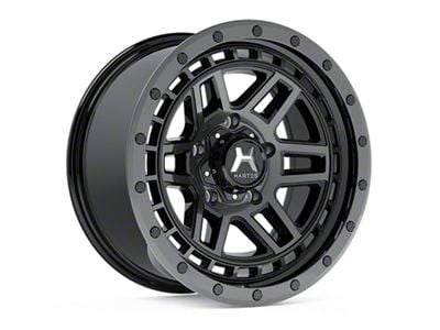 Hartes Metal Beast Matte Black Machined with Satin Dark Tint 6-Lug Wheel; 17x8.5; 20mm Offset (24-25 Ranger)