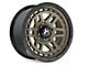 Hartes Metal Beast Matte Bronze with Black Simulated Beadlock 6-Lug Wheel; 18x9; 0mm Offset (24-25 Ranger)