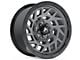 Hartes Metal Monster Anthracite with Black Simulated Beadlock 6-Lug Wheel; 18x9; 0mm Offset (24-25 Ranger)