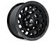 Hartes Metal Monster Matte Black with Gloss Black Bolts 6-Lug Wheel; 17x8.5; 15mm Offset (24-25 Ranger)