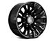 Hartes Metal Maverick Gloss Black Milled 5-Lug Wheel; 20x10; -12mm Offset (94-01 RAM 1500)