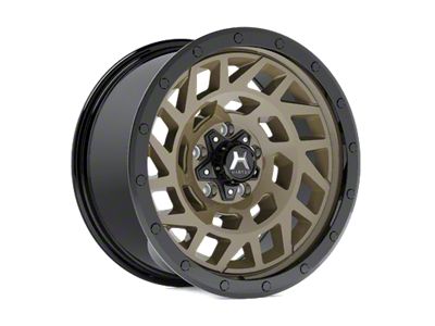 Hartes Metal Monster Matte Bronze with Black Simulated Beadlock 5-Lug Wheel; 18x9; 0mm Offset (94-01 RAM 1500)