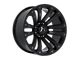 Hartes Metal Rhino Matte Black 5-Lug Wheel; 22x10; -18mm Offset (94-01 RAM 1500)