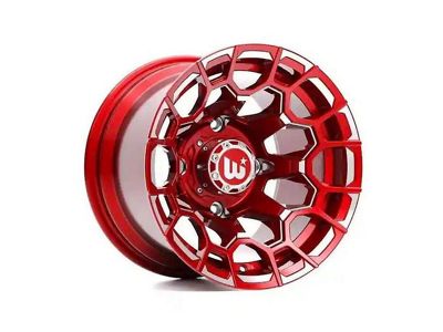 Hartes Metal Spur Candy Red with Milled Edge Wheel; 20x10; -12mm Offset (94-01 RAM 1500)