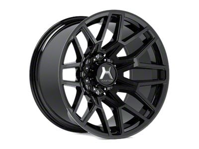 Hartes Metal Crossbow Satin Black 6-Lug Wheel; 20x9; 15mm Offset (23-25 Canyon)