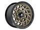 Hartes Metal Monster Matte Bronze with Black Simulated Beadlock 6-Lug Wheel; 18x9; 0mm Offset (23-25 Canyon)