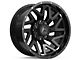 Hartes Metal Stealth Gloss Black Machined with Dark Tint 6-Lug Wheel; 20x10; -18mm Offset (23-25 Canyon)