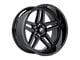 Hartes Metal Savage Gloss Black 5-Lug Wheel; 20x12; -44mm Offset (05-11 Dakota)