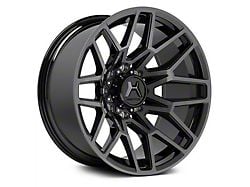 Hartes Metal Crossbow Gloss Black Machined with Satin Dark Tint 8-Lug Wheel; 20x10; -18mm Offset (23-24 F-350 Super Duty SRW)