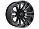 Hartes Metal Rhino Matte Black Machined with Satin Dark Tint 6-Lug Wheel; 20x10; -18mm Offset (19-24 RAM 1500)