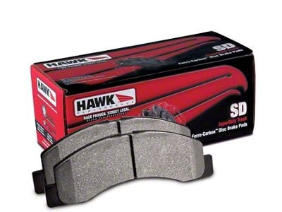 Hawk Performance SuperDuty Brake Pads; Rear Pair (99-06 Sierra 1500 w/ Single Piston Rear Calipers)