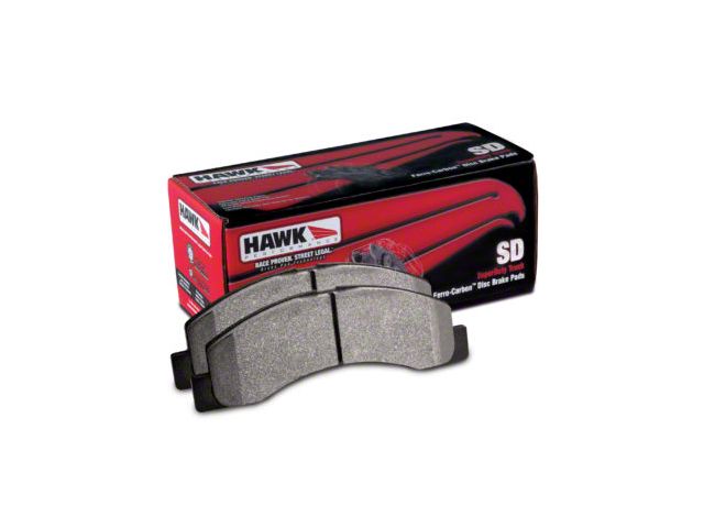 Hawk Performance SuperDuty Brake Pads; Rear Pair (14-18 Sierra 1500)