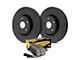 Hawk Performance Talon Slotted 8-Lug Brake Rotor and Ceramic Pad Kit; Rear (07-10 Sierra 3500 HD DRW)