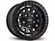 HD Off-Road Wheels Venture Satin Black 6-Lug Wheel; 17x9; 0mm Offset (07-13 Sierra 1500)