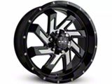 HD Off-Road Wheels SAW Gloss Black 8-Lug Wheel; 20x10; -25mm Offset (11-14 Sierra 2500 HD)