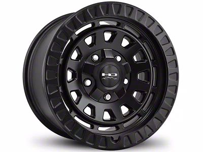 HD Off-Road Wheels Venture Satin Black 8-Lug Wheel; 17x9; 0mm Offset (11-14 Sierra 3500 HD SRW)