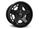 HD Off-Road Wheels Atlas Satin Black 6-Lug Wheel; 17x9; -12mm Offset (07-13 Silverado 1500)