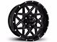 HD Off-Road Wheels Gridlock Gloss Black Milled Wheel; 20x9; -10mm Offset (07-13 Silverado 1500)