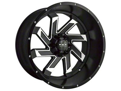 HD Off-Road Wheels SAW Satin Black Machined 6-Lug Wheel; 20x10; -25mm Offset (07-13 Silverado 1500)