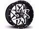 HD Off-Road Wheels Caliber Satin Black Machined 6-Lug Wheel; 20x9; -10mm Offset (07-14 Tahoe)