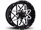 HD Off-Road Wheels Gridlock Satin Black Machined 6-Lug Wheel; 20x10; -25mm Offset (07-14 Tahoe)