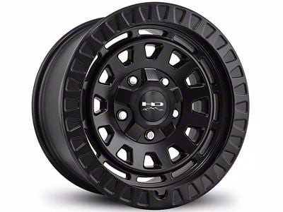 HD Off-Road Wheels Venture Satin Black 6-Lug Wheel; 17x9; 0mm Offset (07-14 Tahoe)