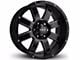 HD Off-Road Wheels 8 Point Gloss Black Milled 6-Lug Wheel; 20x9; -12mm Offset (07-14 Yukon)