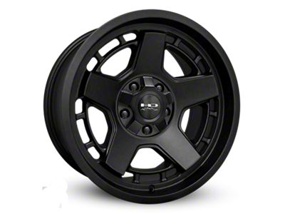HD Off-Road Wheels Atlas Satin Black 6-Lug Wheel; 17x9; -12mm Offset (07-14 Yukon)