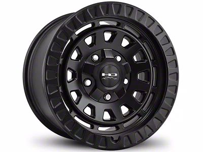 HD Off-Road Wheels Venture Satin Black 6-Lug Wheel; 17x9; -12mm Offset (07-14 Yukon)