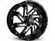 HD Off-Road Wheels SAW Gloss Black Milled 6-Lug Wheel; 20x10; -25mm Offset (09-14 F-150)