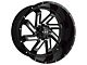 HD Off-Road Wheels SAW Gloss Black Milled 6-Lug Wheel; 22x12; -44mm Offset (09-14 F-150)